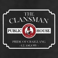 The Clansman Public House Funny Scottish Garment-Dyed Fleece Hoodie