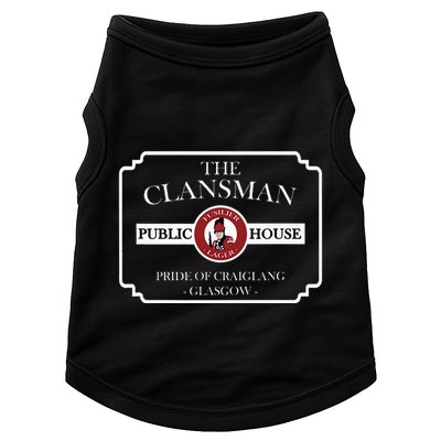 The Clansman Public House Funny Scottish Doggie Tank