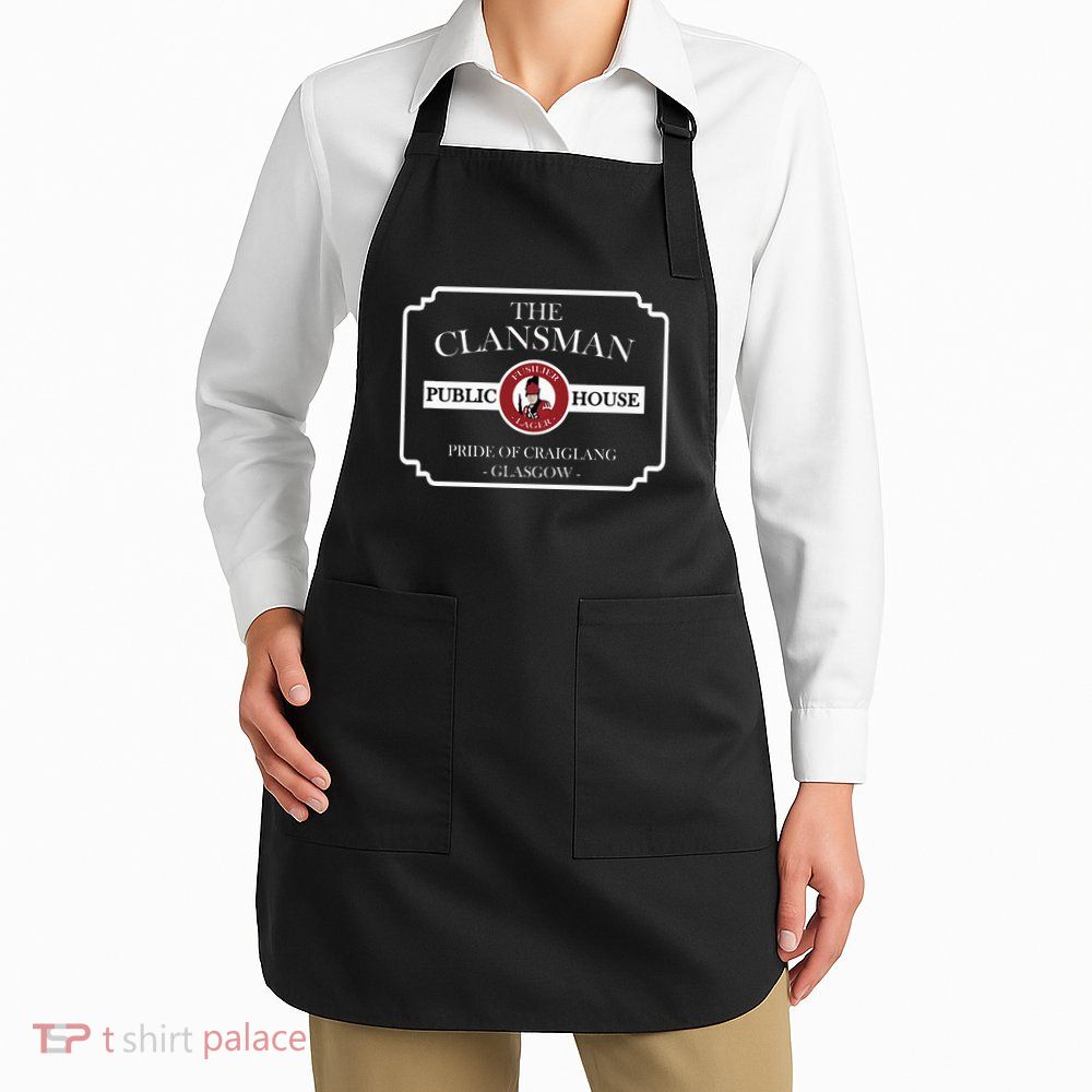 The Clansman Public House Funny Scottish Apron