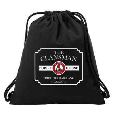 The Clansman Public House Funny Scottish Drawstring Bag