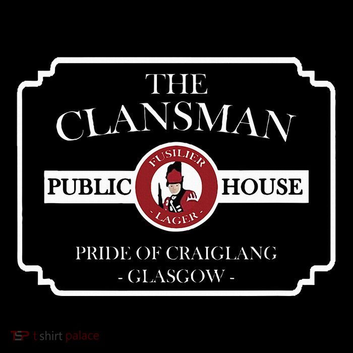 The Clansman Public House Funny Scottish Drawstring Bag