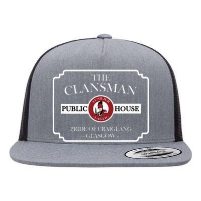 The Clansman Public House Funny Scottish Flat Bill Trucker Hat