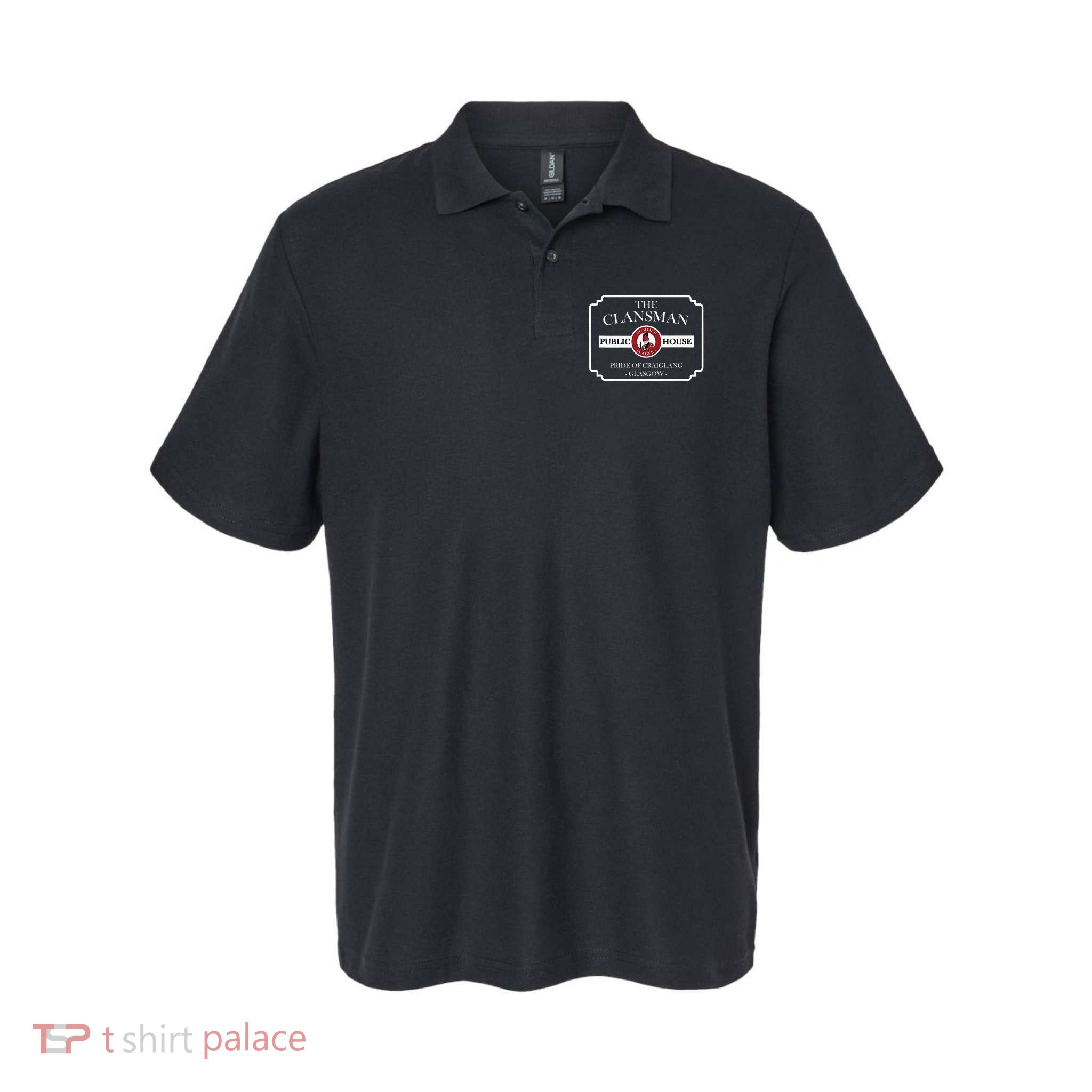 The Clansman Public House Funny Scottish Polo
