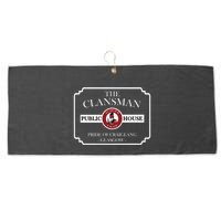 The Clansman Public House Funny Scottish Large Microfiber Waffle Golf Towel
