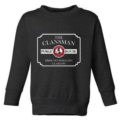 The Clansman Public House Funny Scottish Toddler Sweatshirt