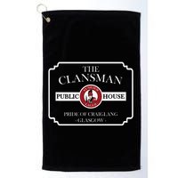 The Clansman Public House Funny Scottish Golf Towel