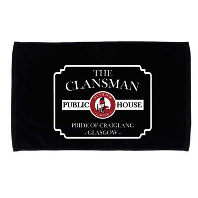 The Clansman Public House Funny Scottish Microfiber Hand Towel