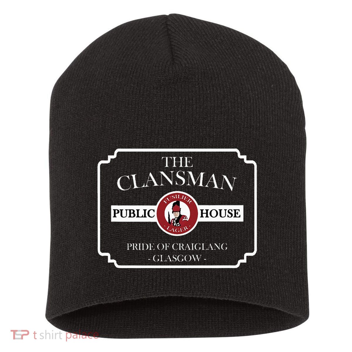 The Clansman Public House Funny Scottish Short Acrylic Beanie