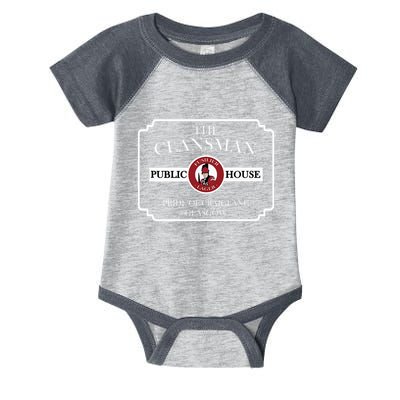The Clansman Public House Funny Scottish Infant Baby Jersey Bodysuit