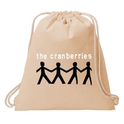 The Cranberries Paper People Drawstring Bag