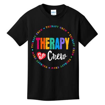 Therapy Crew PT OT SLP Occupational Therapist Week Team Kids T-Shirt