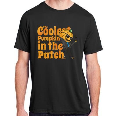 The Coolest Pumpkin In The Patch Kids Pumpkin Halloween Adult ChromaSoft Performance T-Shirt