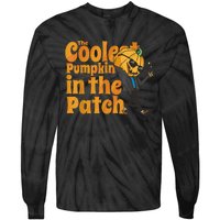 The Coolest Pumpkin In The Patch Kids Pumpkin Halloween Tie-Dye Long Sleeve Shirt