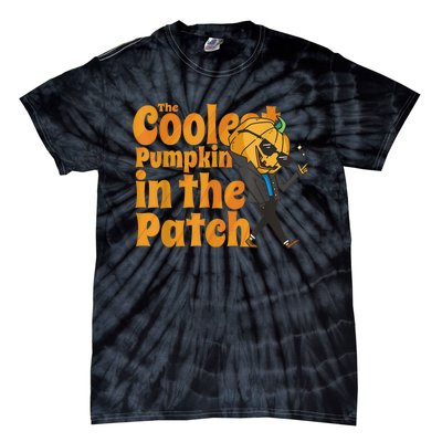 The Coolest Pumpkin In The Patch Kids Pumpkin Halloween Tie-Dye T-Shirt