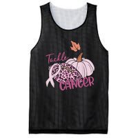 Tackle Cancer Pumpkin Breast Cancer Awareness Football Mesh Reversible Basketball Jersey Tank