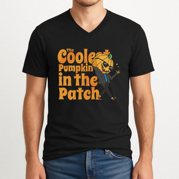 The Coolest Pumpkin In The Patch V-Neck T-Shirt