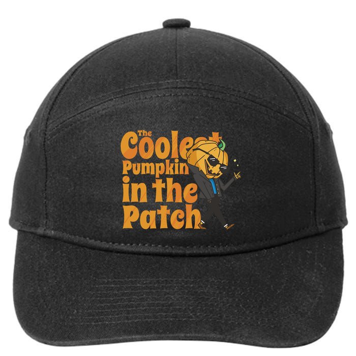 The Coolest Pumpkin In The Patch 7-Panel Snapback Hat