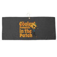 The Coolest Pumpkin In The Patch Large Microfiber Waffle Golf Towel