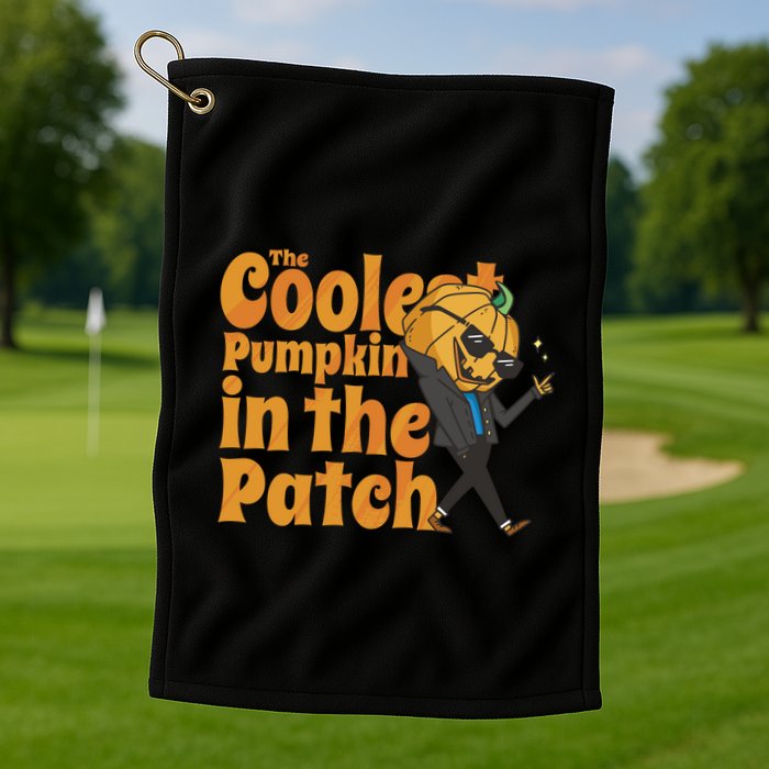 The Coolest Pumpkin In The Patch Golf Towel