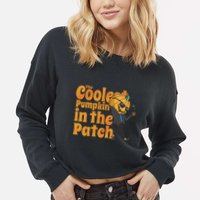 The Coolest Pumpkin In The Patch Cropped Pullover Crew