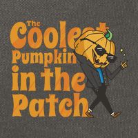 The Coolest Pumpkin In The Patch Cotton Canvas Backpack