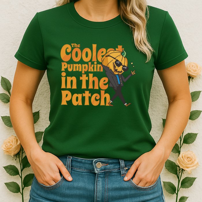 The Coolest Pumpkin In The Patch Womens T-Shirt