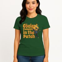 The Coolest Pumpkin In The Patch Womens T-Shirt