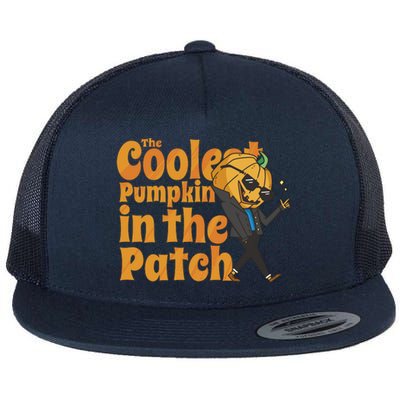 The Coolest Pumpkin In The Patch Flat Bill Trucker Hat