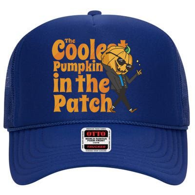 The Coolest Pumpkin In The Patch High Crown Mesh Back Trucker Hat