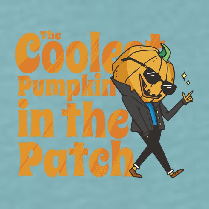 The Coolest Pumpkin In The Patch Sueded Cloud Jersey T-Shirt
