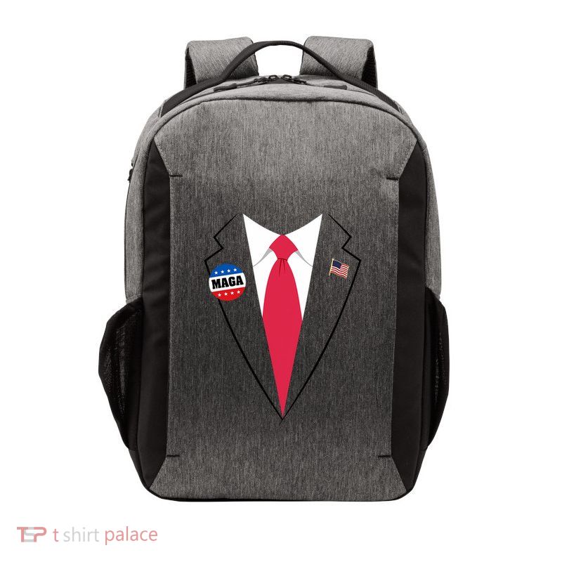 Trump Costume President Trump Suit Maga Halloween Vector Backpack