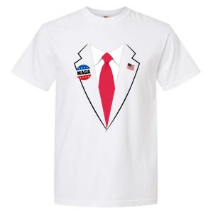 Trump Costume President Trump Suit Maga Halloween Garment-Dyed Heavyweight T-Shirt