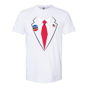 Trump Costume President Trump Suit Maga Halloween Softstyle CVC T-Shirt