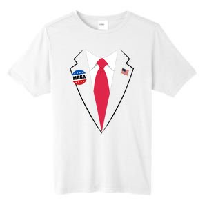 Trump Costume President Trump Suit Maga Halloween Tall Fusion ChromaSoft Performance T-Shirt