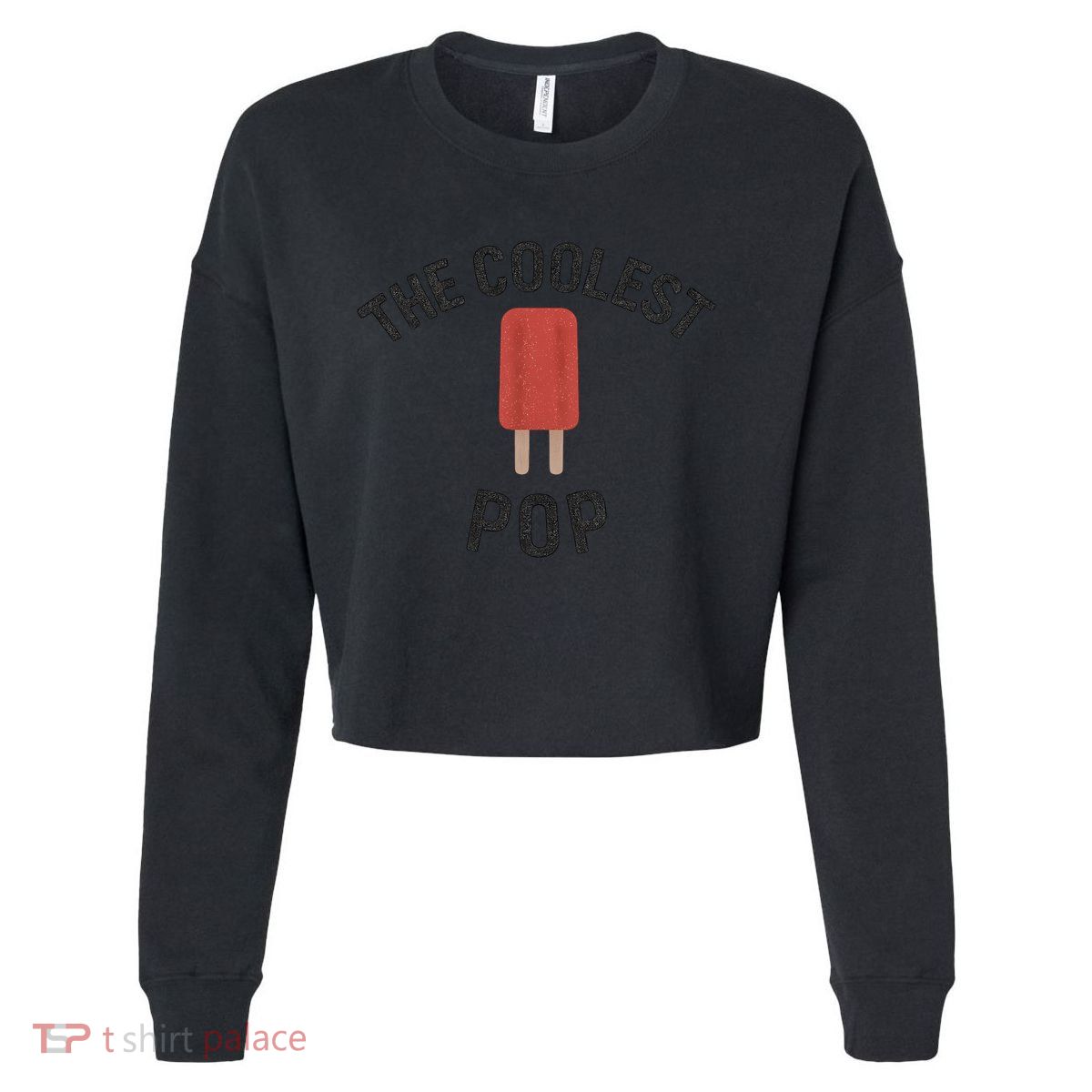 The Coolest Pop Cropped Pullover Crew