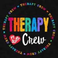 Therapy Crew PT OT SLP Occupational Therapist Week Team Ladies PosiCharge Tri-Blend Wicking Tank