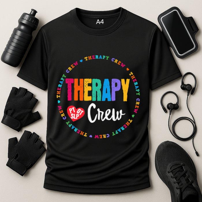 Therapy Crew PT OT SLP Occupational Therapist Week Team Performance Shirt