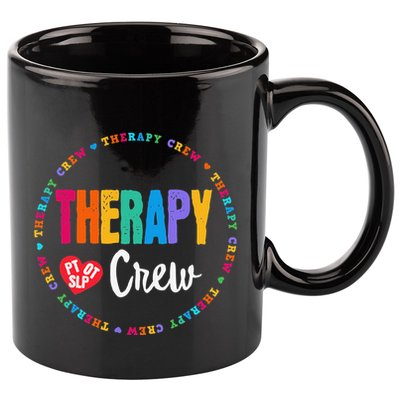 Therapy Crew PT OT SLP Occupational Therapist Week Team 11oz C Handle Ceramic Mug