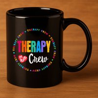 Therapy Crew PT OT SLP Occupational Therapist Week Team 11oz C Handle Ceramic Mug