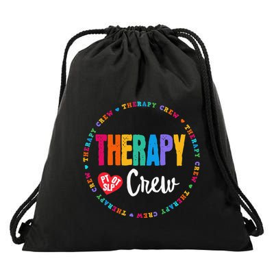 Therapy Crew PT OT SLP Occupational Therapist Week Team Drawstring Bag