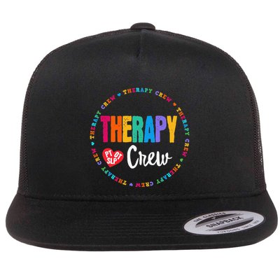 Therapy Crew PT OT SLP Occupational Therapist Week Team Flatbill Hat