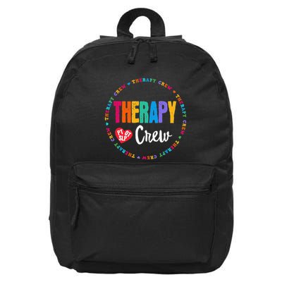 Therapy Crew PT OT SLP Occupational Therapist Week Team 16 in Basic Backpack
