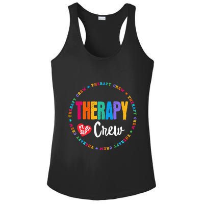 Therapy Crew PT OT SLP Occupational Therapist Week Team Ladies PosiCharge Competitor Racerback Tank