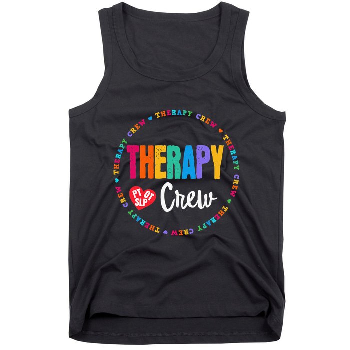 Therapy Crew PT OT SLP Occupational Therapist Week Team Tank Top