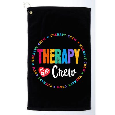 Therapy Crew PT OT SLP Occupational Therapist Week Team Golf Towel