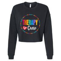 Therapy Crew PT OT SLP Occupational Therapist Week Team Cropped Pullover Crew