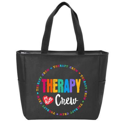 Therapy Crew PT OT SLP Occupational Therapist Week Team Zip Tote Bag