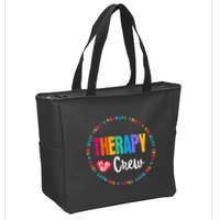 Therapy Crew PT OT SLP Occupational Therapist Week Team Zip Tote Bag