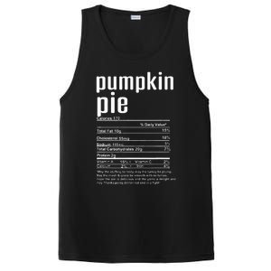 Thanksgiving Christmas Pumpkin Pie Nutritional Facts PosiCharge Competitor Tank