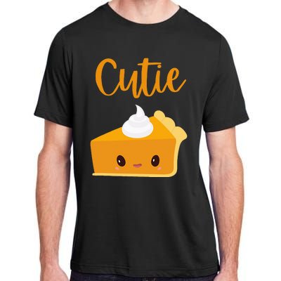 Thanksgiving Cutie Pie Pumpkin Pie Adult ChromaSoft Performance T-Shirt